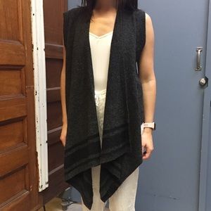 Banana Republic NWT High-low Wool-Blend Vest S